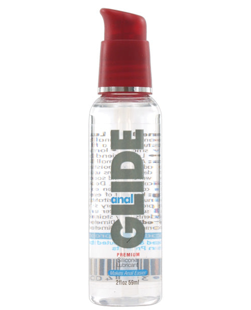 Anal Glide Silicone Lubricant 2oz Pump - Sex Aides