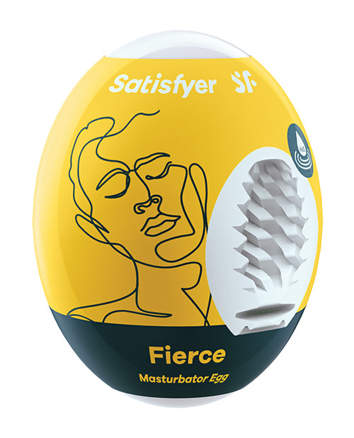 Satisfyer Fierce Masturbator Egg Yellow - Sex Aides