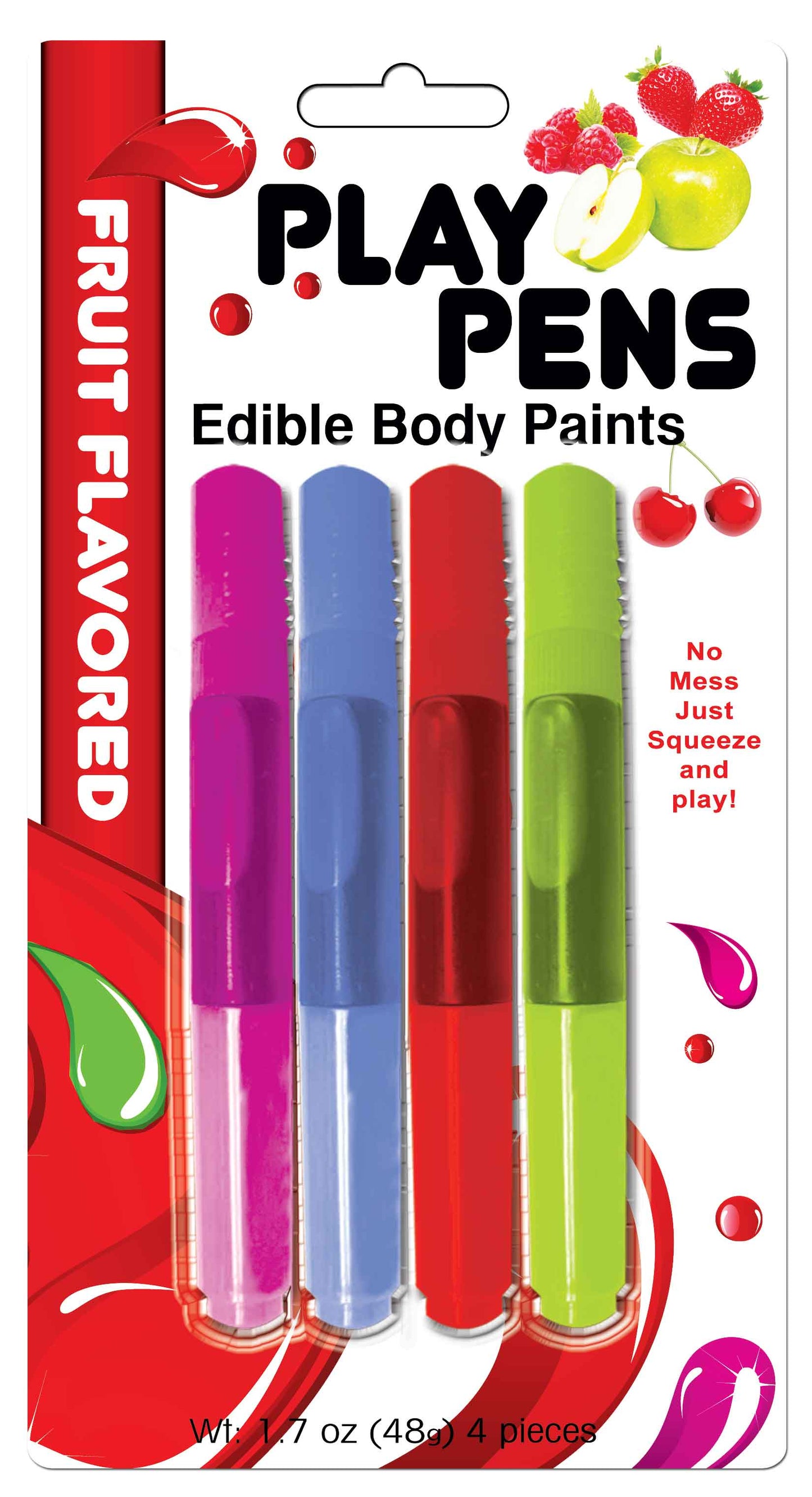 Play Pen Edible Body Paint 4 Pack - Sex Aides