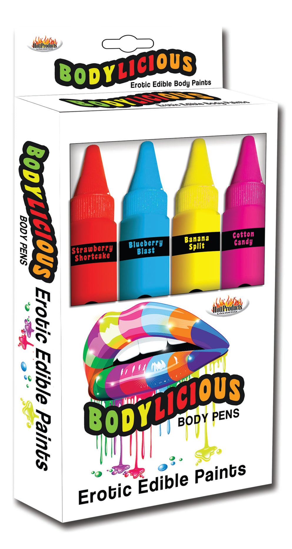 Bodylicious Edible Body Pens 4pk - Sex Aides