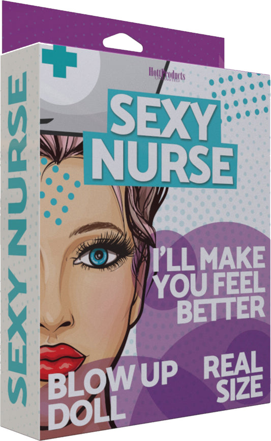 Sexy Nurse Inflatable Party Doll - Sex Aides