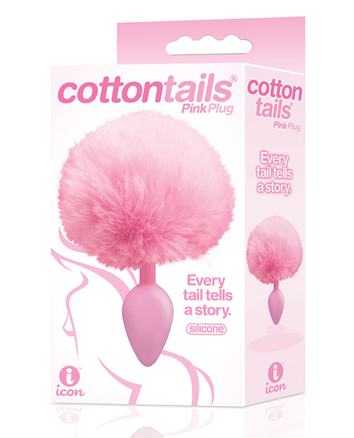 The 9's Cottontails Silicone Bunny Tail Butt Plug - Sex Aides