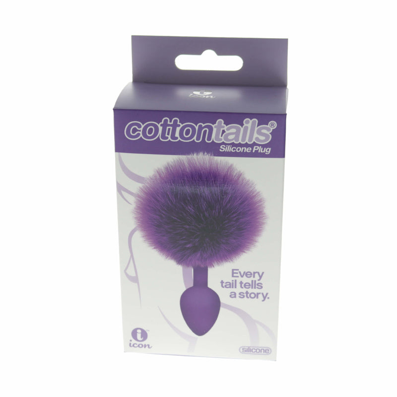 The 9's Cottontails Silicone Bunny Tail Butt Plug - Sex Aides