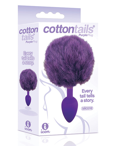 The 9's Cottontails Silicone Bunny Tail Butt Plug - Sex Aides