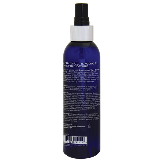 Pure Instinct Body Spray True Blue 6 Oz - Sex Aides