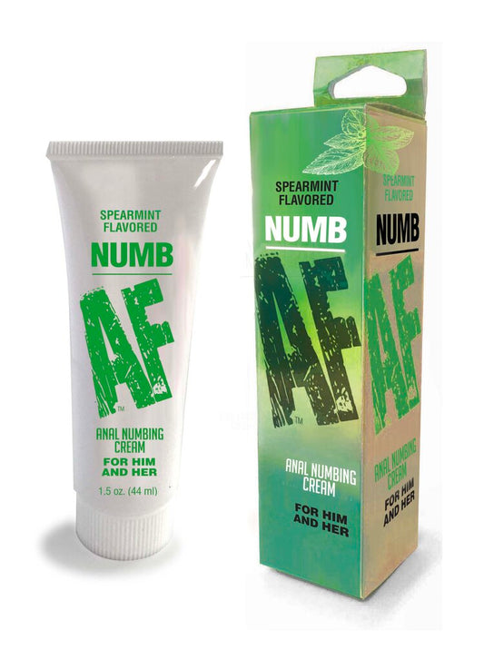 Numb Af Desensitizing Anal Cream Mint - Sex Aides