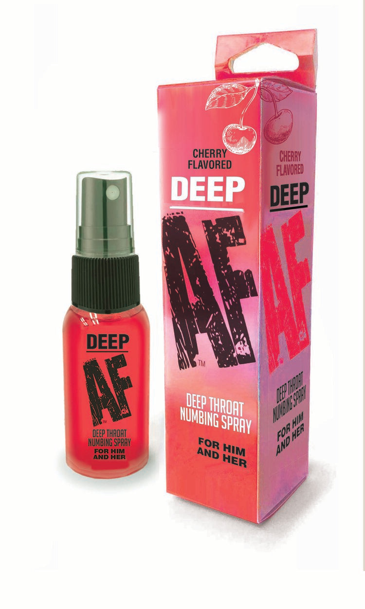 Deep Af Numbing Throat Spray Cherry - Sex Aides