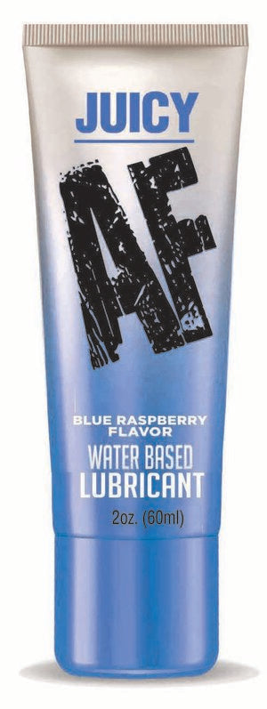 Juicy Af Lube Blue Raspberry Oz - Sex Aides