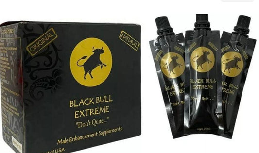 Black Bull Extreme Honey 12pc Display - Sex Aides