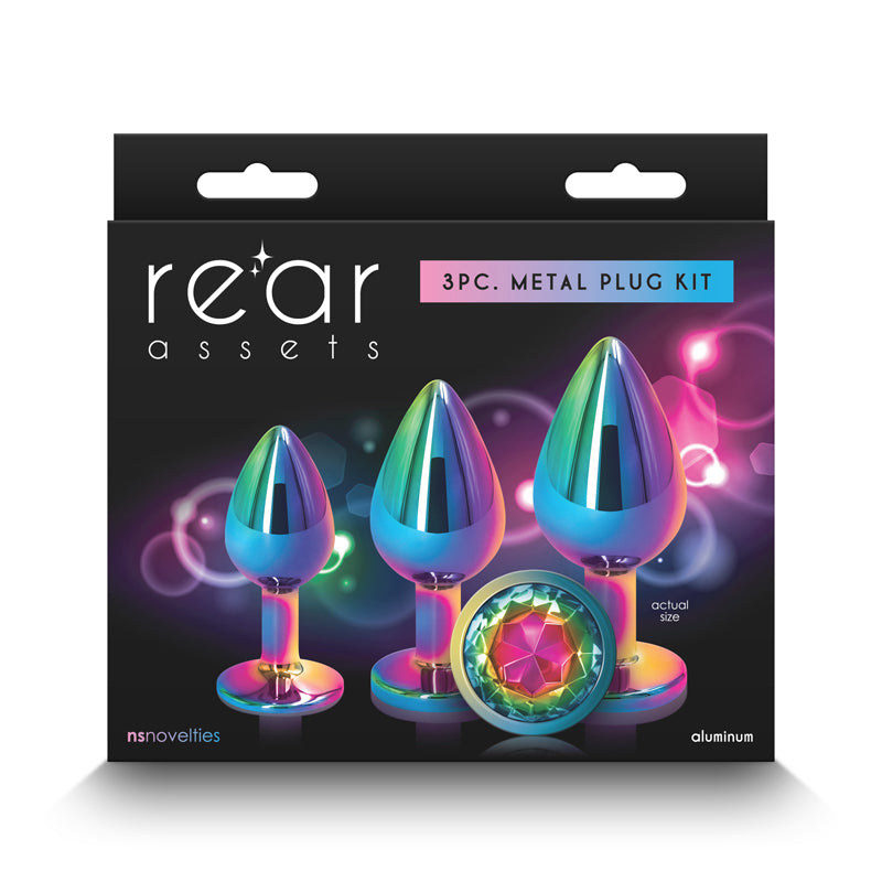 Rear Assets Multicolor Rainbow Gem Trainer Kit - Sex Aides