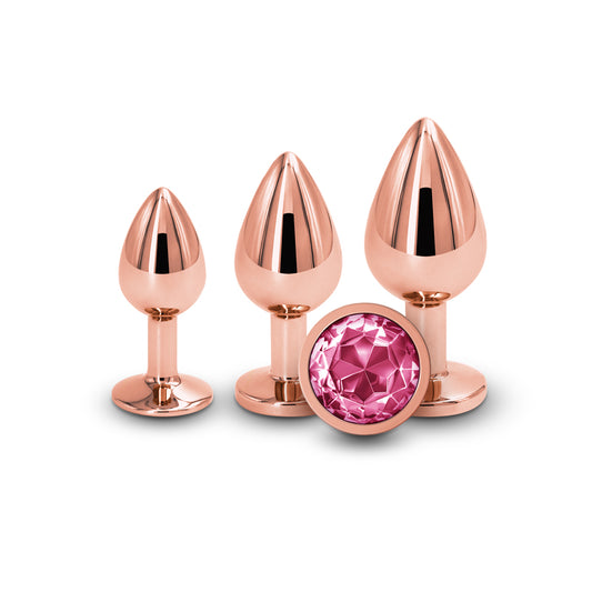 Rear Assets Rose Gold Pink Gem Trainer Kit - Sex Aides