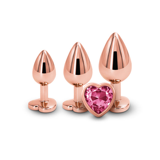 Rear Assets Rose Gold Pink Heart Trainer Kit - Sex Aides