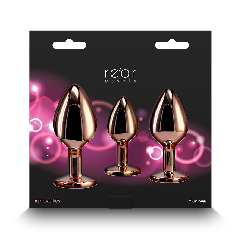 Rear Assets Rose Gold Pink Heart Trainer Kit - Sex Aides