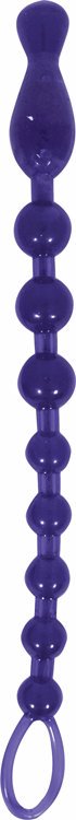 Butt Beads Purple Vibrating - Sex Aides