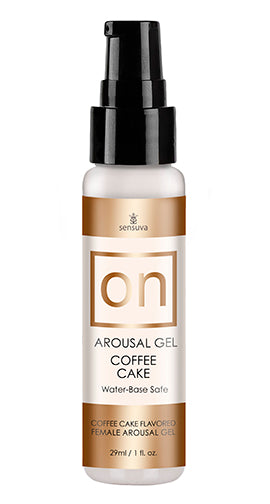 On For Her Arousal Gel Coffee Cake 1oz - Sex Aides