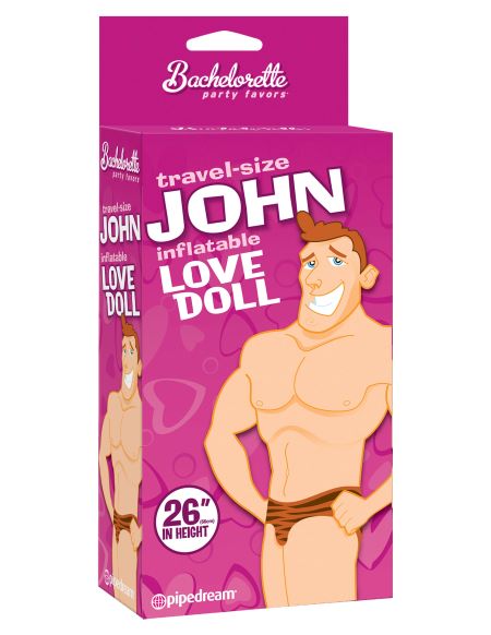 Travel Size John Blow Up Doll - Sex Aides