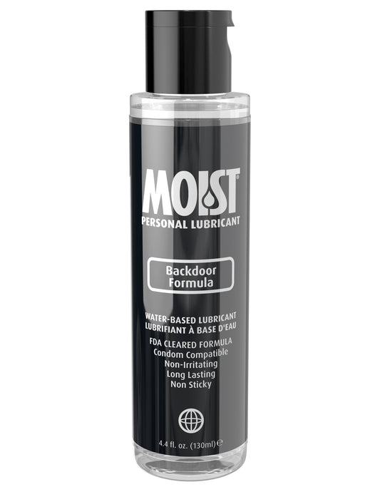 Moist Personal Lubricant Backdoor Formula 4.4 Oz - Sex Aides