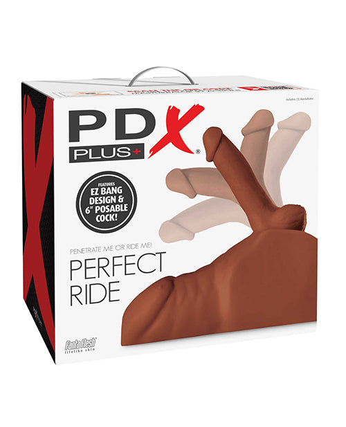 Pdx Extreme Plus Perfect Ride Brown - Sex Aides