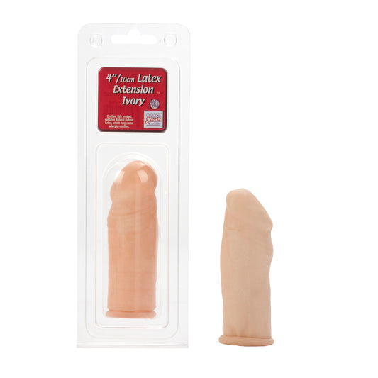 Latex Extension-4in Ivory - Sex Aides