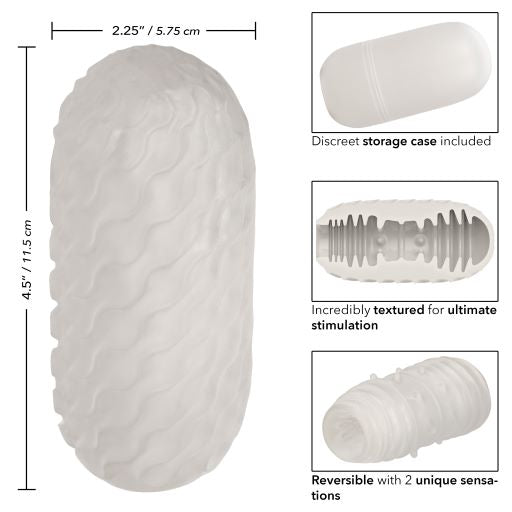 Boundless Reversible Ribbed Stroker - Sex Aides