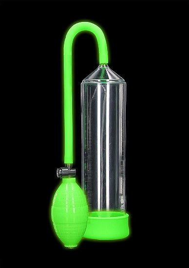 Glow Classic Penis Pump Glow In The Dark - Sex Aides