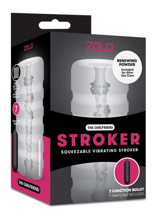 Zolo Girlfriend Squeezable Vibrating Stroker - Sex Aides