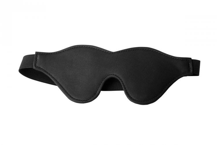 Strict Black Fleece Lined Blindfold - Sex Aides