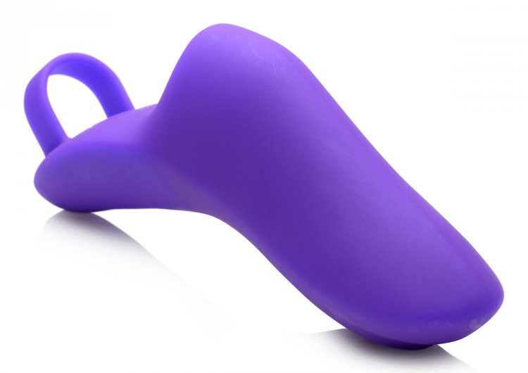 Frisky 7x Finger Bang'her Pro Finger Vibe Purple - Sex Aides